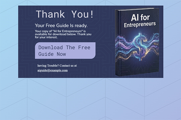 Simplicity Pages Template 10 Thank You